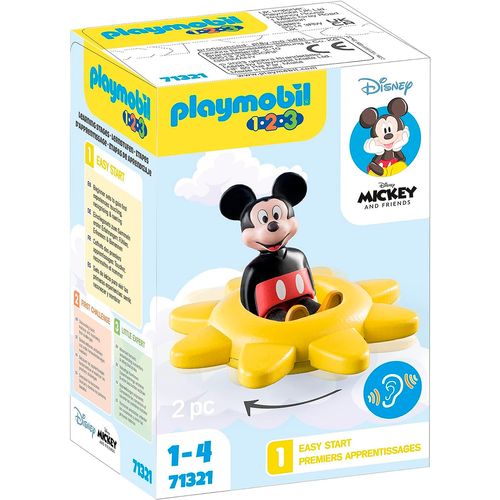 Playmobil 1.2.3 Disney Mickey Sol Giratorio