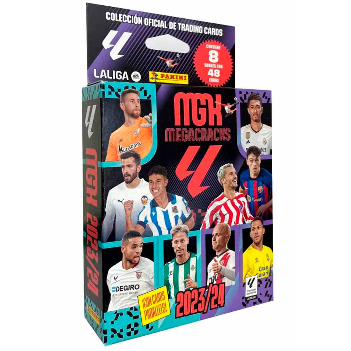 Archivador + 1 Caja con 50 Sobres ADRENALYN 2023 2024 Liga de Futbol, 6  Cartas por sobre : : Juguetes y juegos