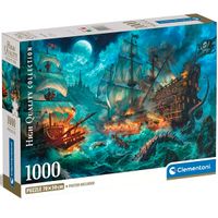 Puzzle Batalla Piratas 1000 Piezas