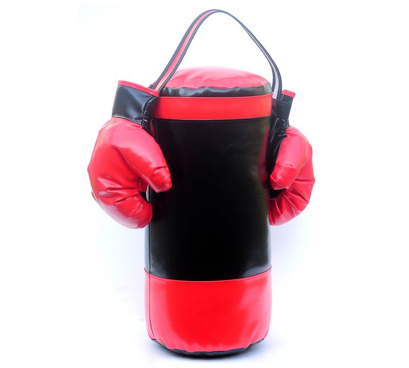 Bolsa de boxeo fashion y guantes