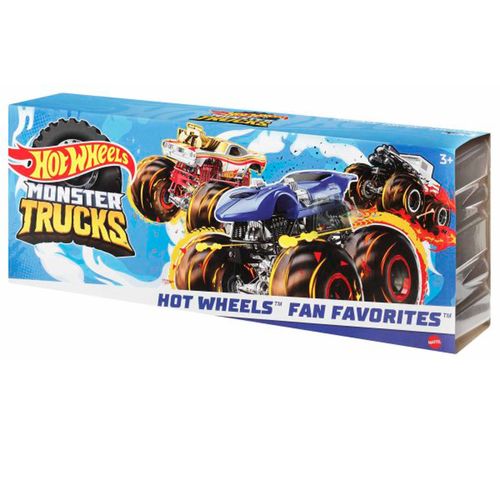 Hot Wheels Monster Trucks Pack 3 Vehículos