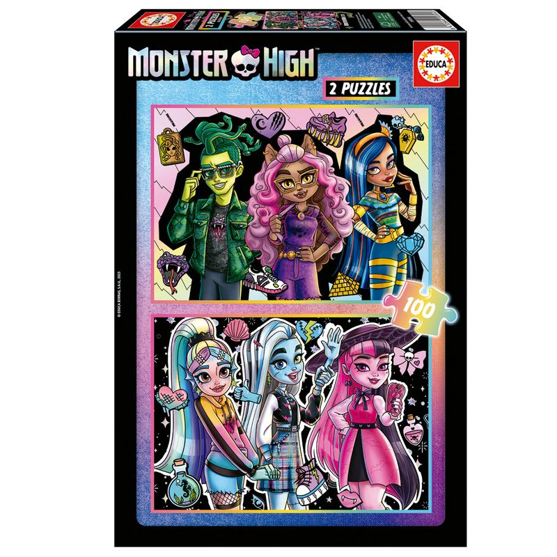 Monster-High-Puzzle-2x100-Piezas