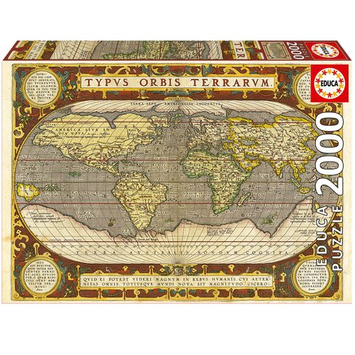 Puzzle Mapamundi 2000 Piezas