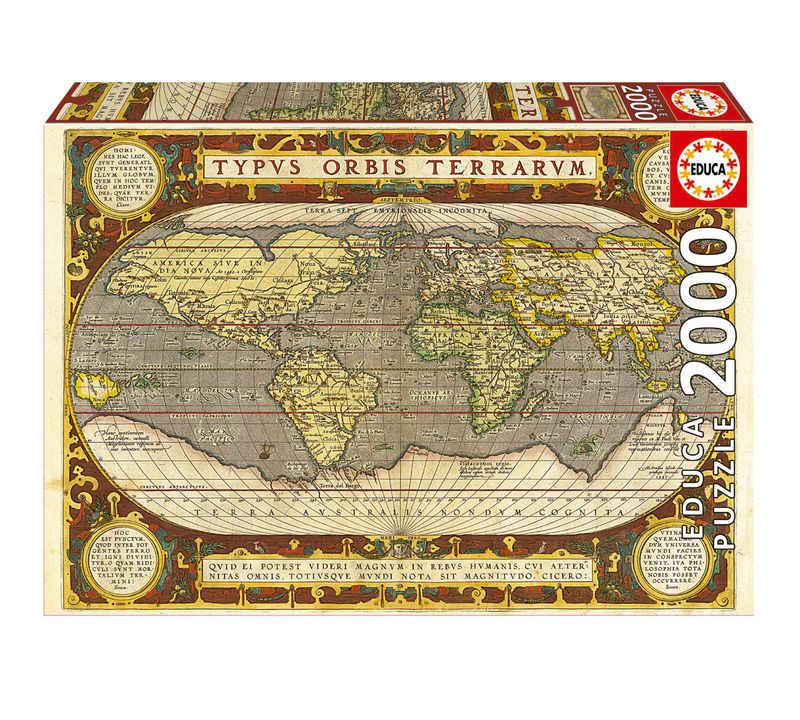 Puzzle Mapamundi 2000 Piezas Drim