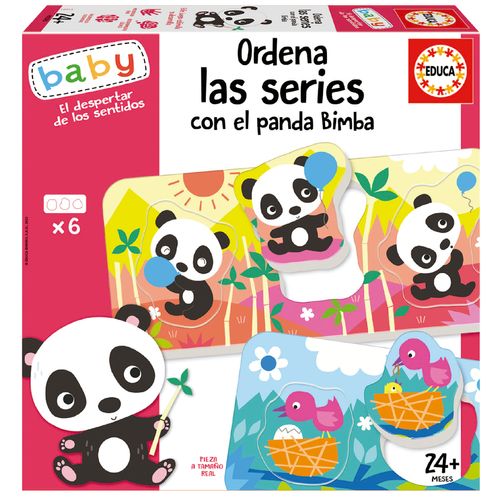 Ordena las Series con el Oso Panda Bimba