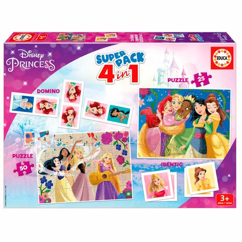 Princesas Disney Super Pack 4 en 1