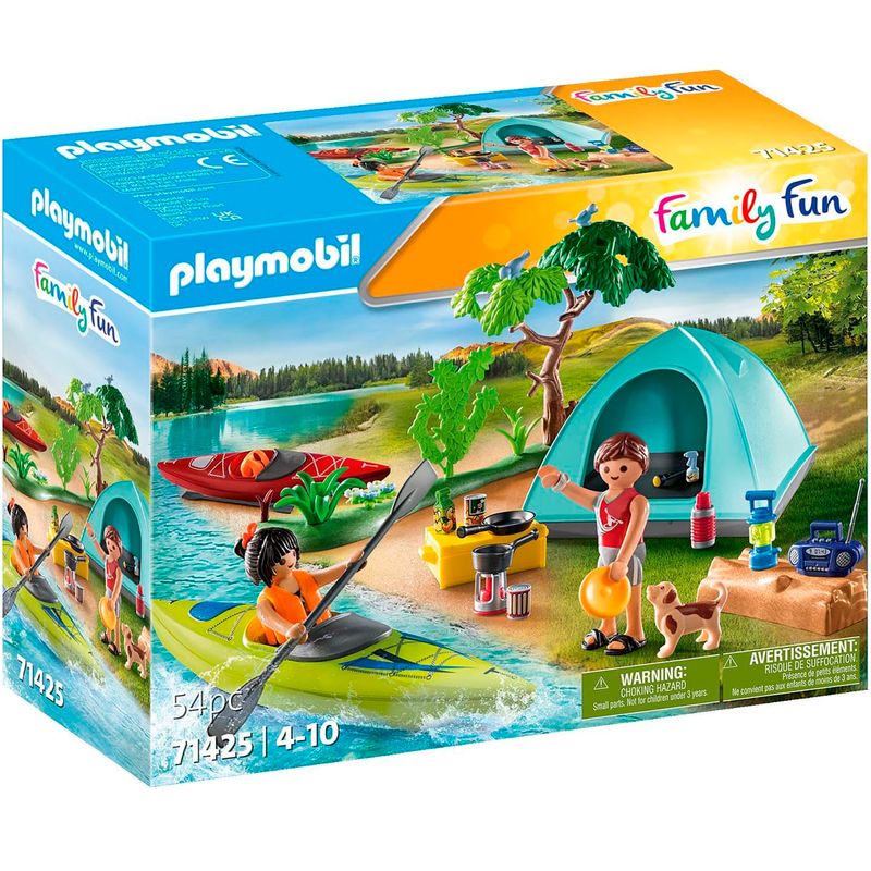 Playmobil-Family-Fun-Camping-con-Hoguera
