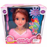 Busto Muñeca con Accesorios