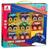 Pack 10 Coches Monster