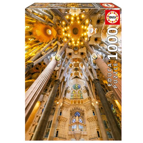 Puzzle Interior Sagrada Familia 1000 Piezas