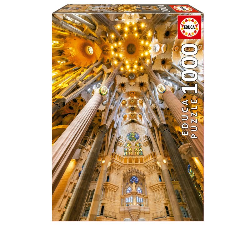 Puzzle Interior Sagrada Familia 1000 Piezas Drim