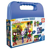 Spidey y sus Amigos Maleta Puzzles Progresivos