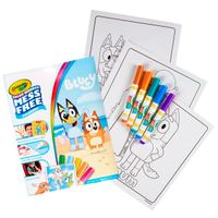 Bluey Libro Colorea sin Manchas