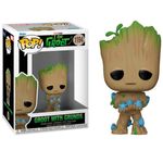 Funko-POP--Guardianes-Galaxia-Groot-con-Grunds