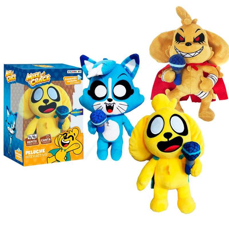 Mike-Crack-Peluche-Interactivo-Surtido
