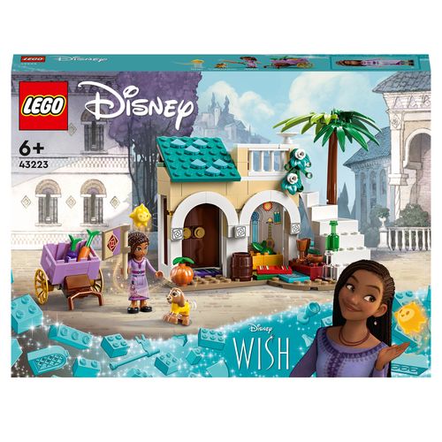 Lego Disney Wish Asha en la Ciudad de Rosas