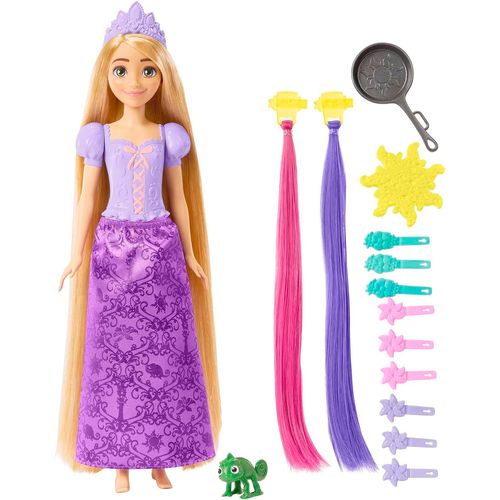 Enredados Muñeca Princesa Rapunzel Peinado Mágico