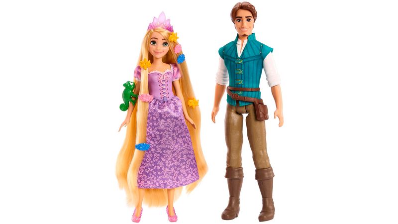 Figura Rapunzel y Pascal de Enredados