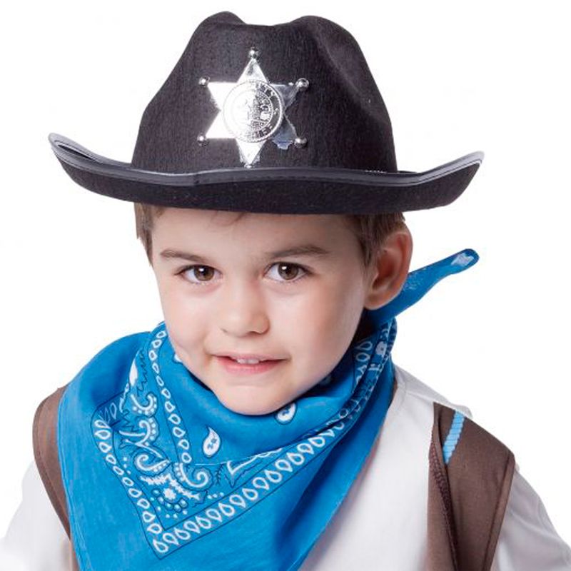 Sombrero-Sheriff-Negro