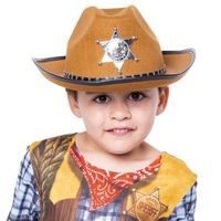Sombrero Sheriff Marrón