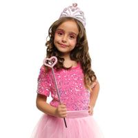 Pack Tiara y Varita Rosa
