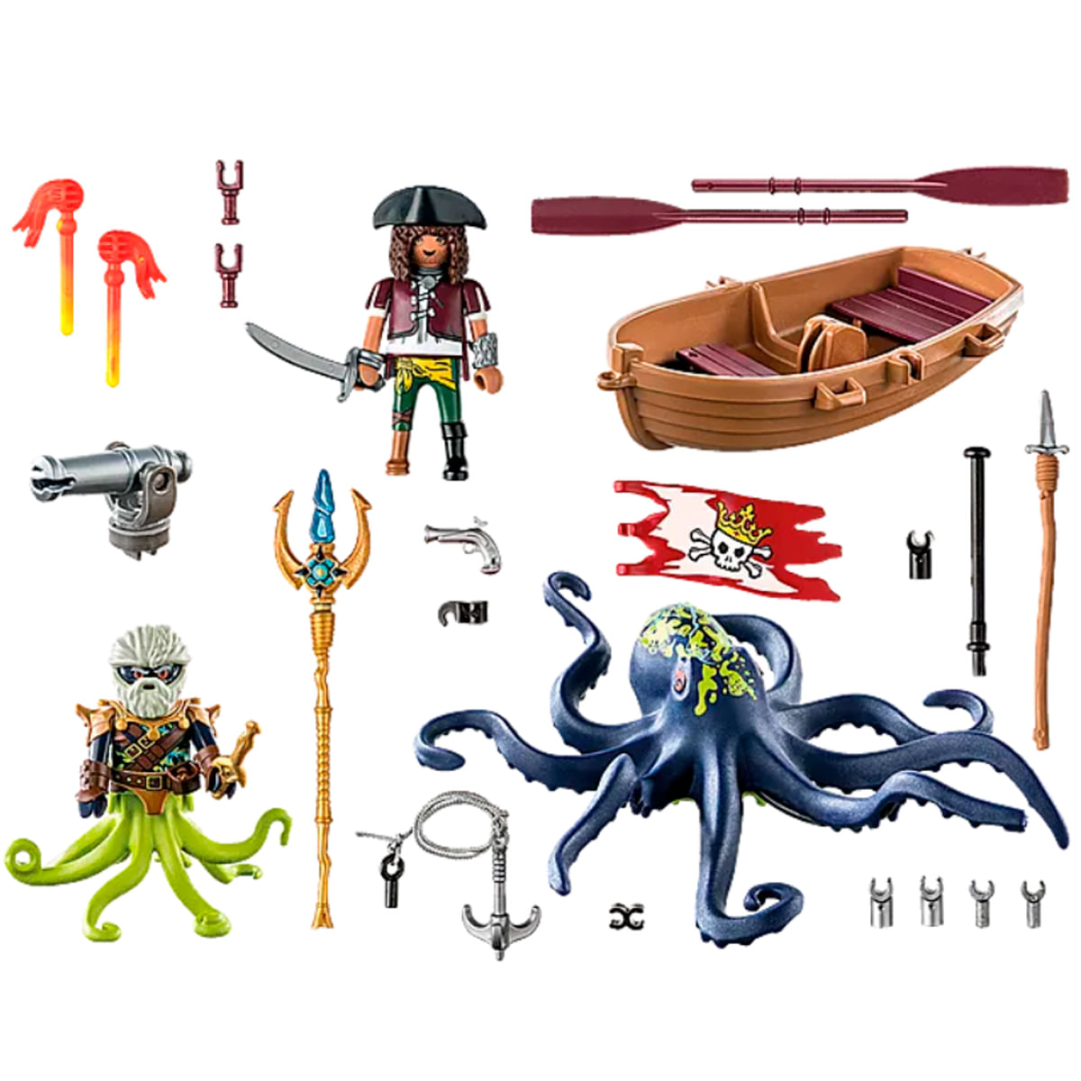 Playmobil Pirates Batalla con Pulpo Gigante