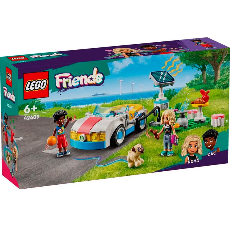 Lego-Friends-Coche-Electrico-y-Cargador