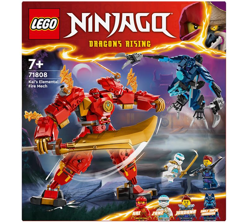 Lego ninjago robot de fuego online