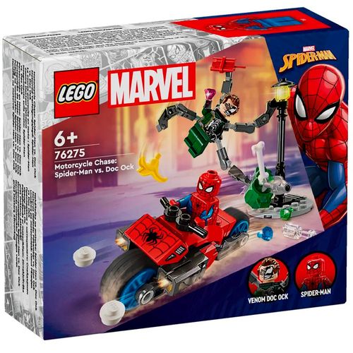 Lego Marvel Persecución Moto: Spider-Man vs. Doc