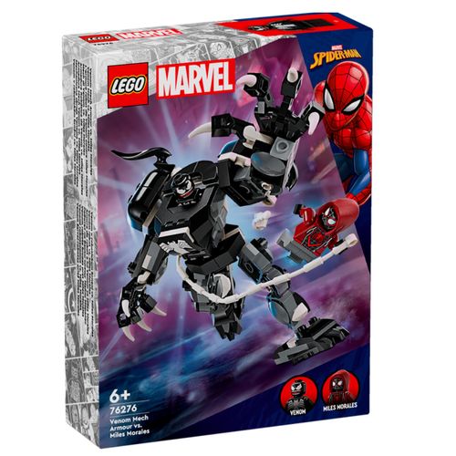 Lego Marvel Armadura Robótica de Venom vs. Miles