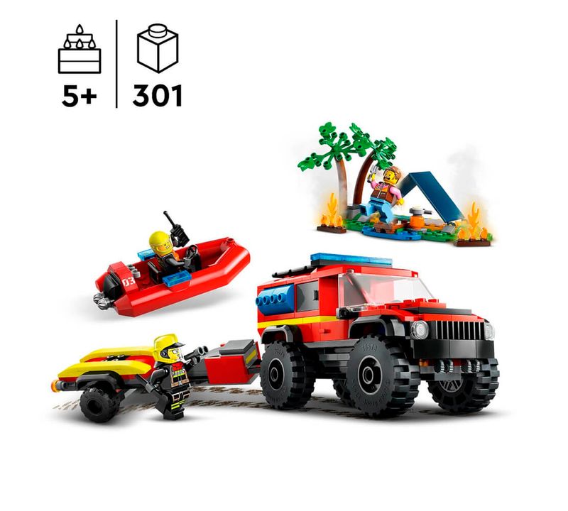 Lego city barco de bomberos 2025