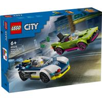 Lego City Coche de Policía y Potente Deportivo
