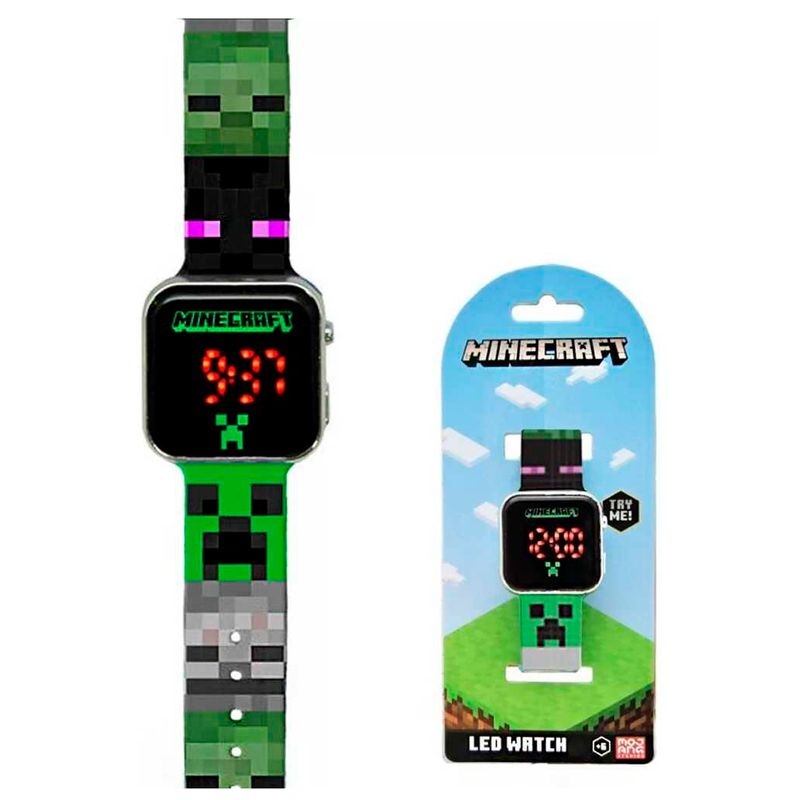 Minecraft-Reloj-LED