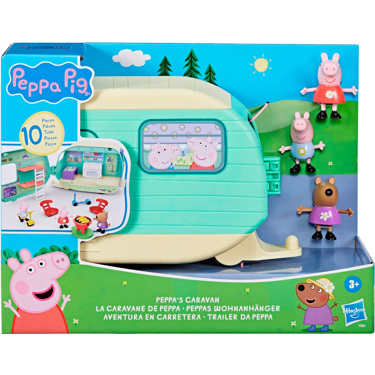 Peppa Pig Playset Caravana Aventura en Carretera Drim