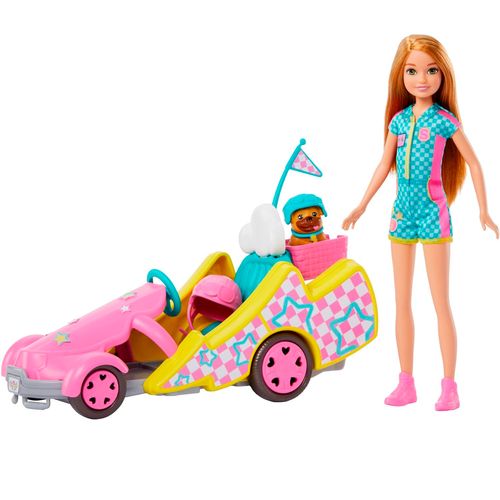Barbie Muñeca Stacie y su Kart