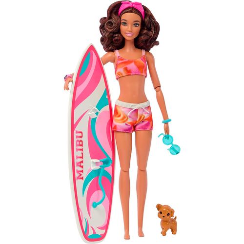 Barbie con Tabla de Surf