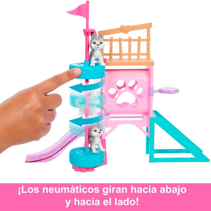 Barbie-y-Stacie-Playset-Carrera-Obstaculos-Perros_1