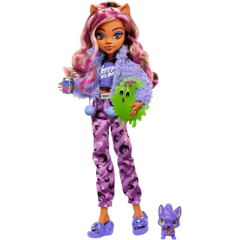 Monster-High-Creepover-Party-Muñeca-Clawdeen