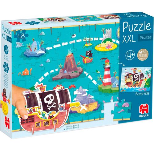 Puzzle XXL Piratas 48 Piezas