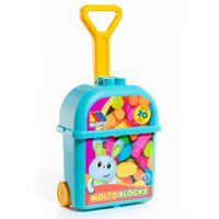 Trolley con Bloques Azul