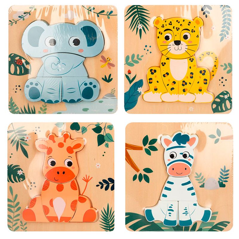 Puzzle-Madera-3D-Animal-Surtido