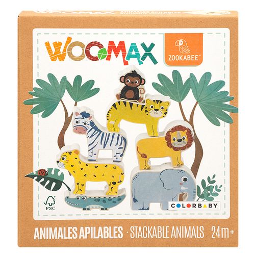Womax Zookabee Torre de Madera Animales