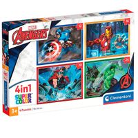 Los Vengadores Puzzle Evolutivo 4 en 1