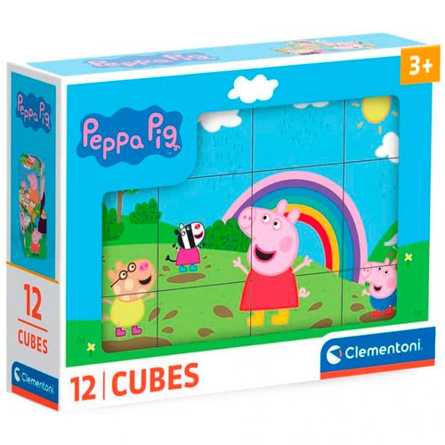 Peppa Pig Cubos 12 Piezas
