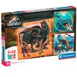 Jurassic-World-Puzzle-3x48-Piezas