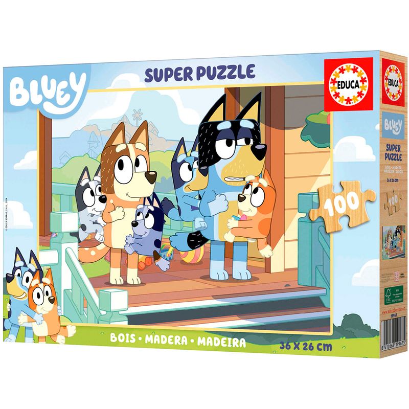 Bluey-Puzzle-Madera-100-Piezas