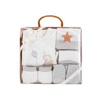 Set Nacimiento de 0-6m 5 piezas Elefante Gris