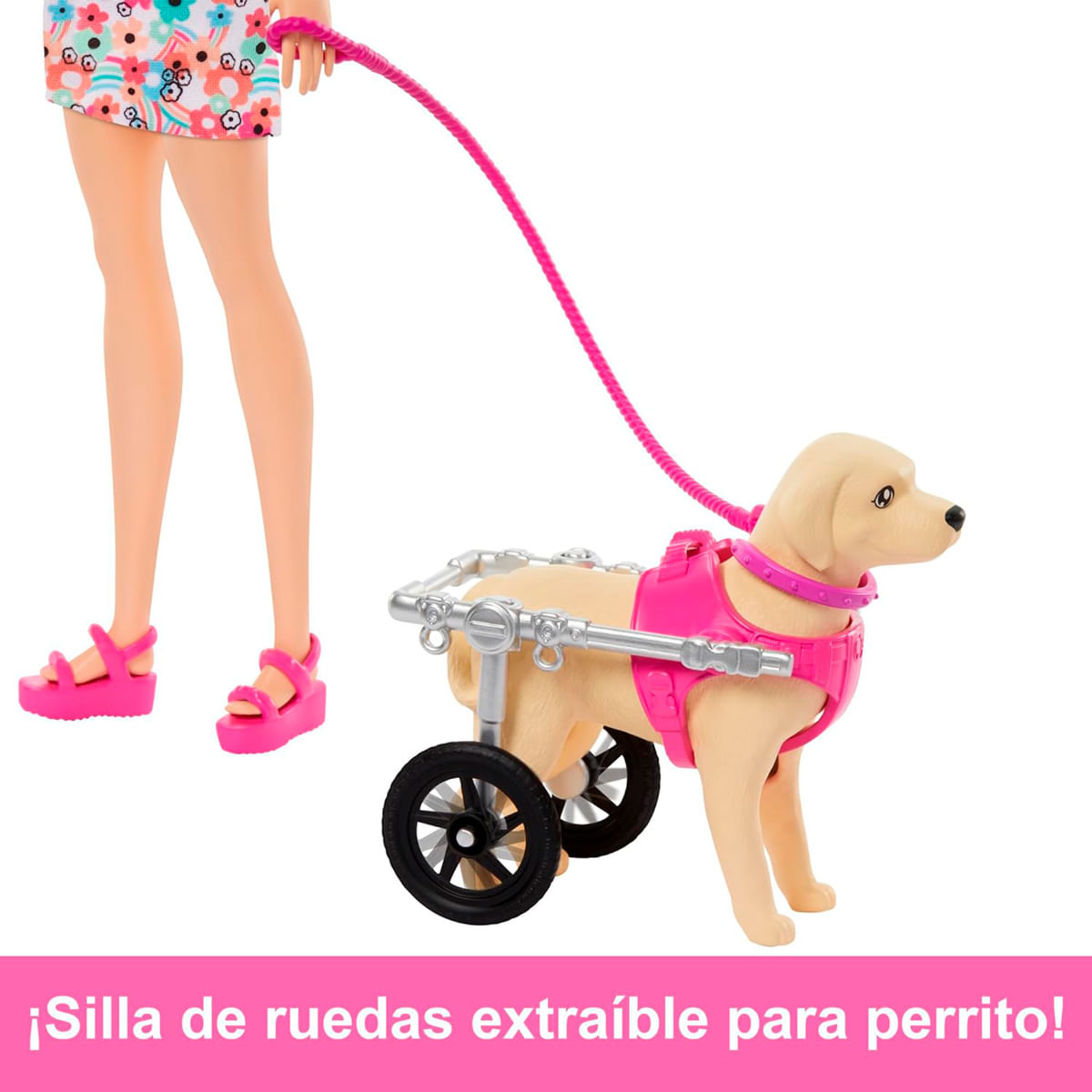 Barbie pasea a sus perritos carrefour online