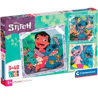 Stitch Puzzle 3x48 Piezas
