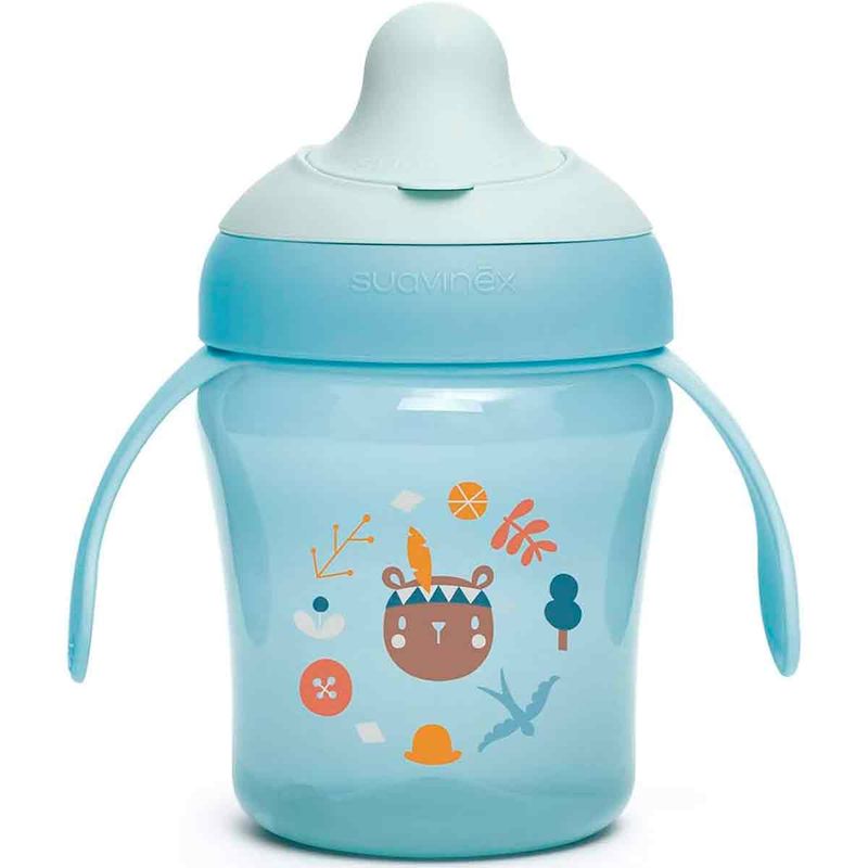 Taza-aprendizaje--6M-de-200ml-Azul